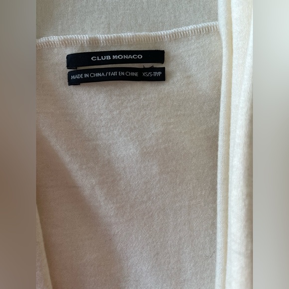 Club Monaco Wool Open Cardigan - Picture 2 of 2